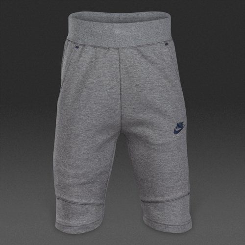 Nike Tech Fleece Shorts Carbon Heather/Obsidian for Boys